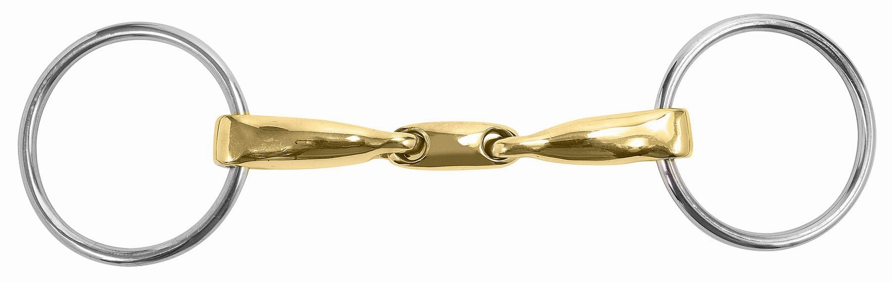 M Toulouse Curved Mouth 16mm Loose Ring Snaffle w/Lozenge