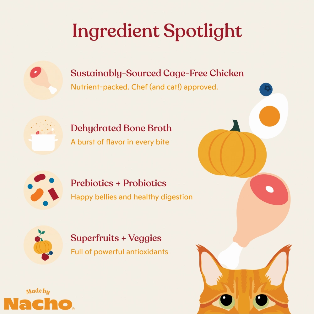 Made By Nacho Bone Broth Infused Cage-Free Chicken & Pumpkin Recipe