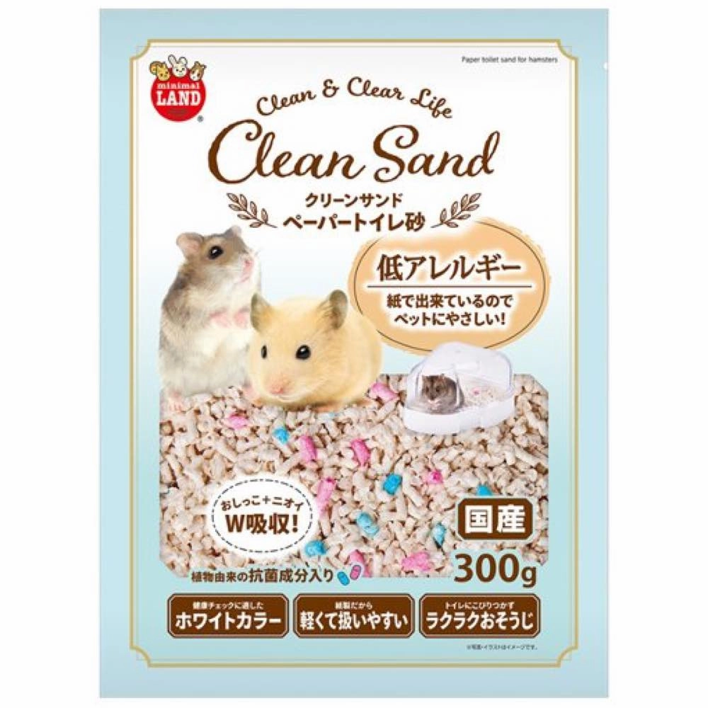 Marukan Clean Toilet Paper Sand For Hamsters 300g