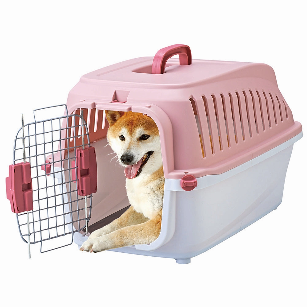 Marukan Hard Carrier for Dogs & Cats Pink L (DA015)
