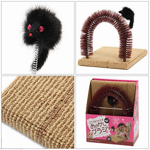 Marukan Massage Brush Cat Scratcher