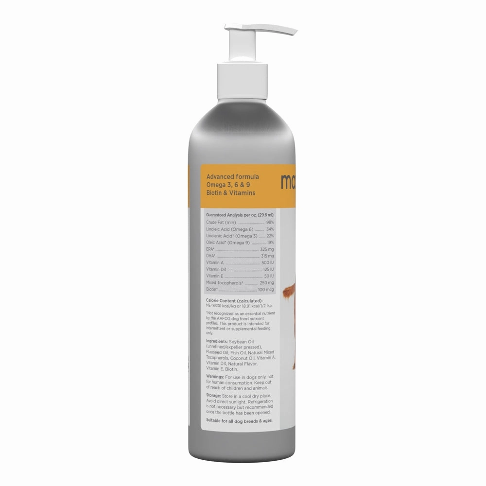 Maxxipaws MaxxiOmega Skin & Coat Supplement For Dogs 296ml