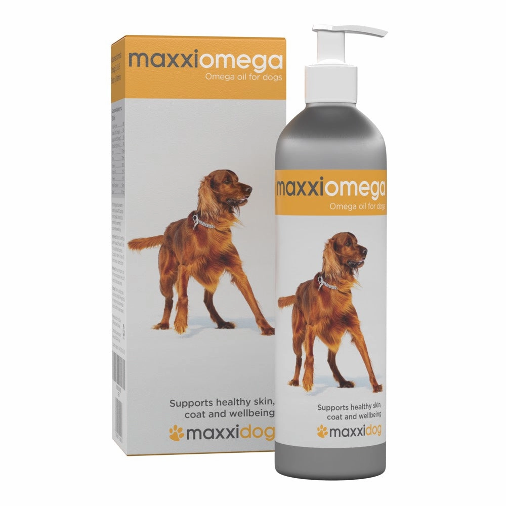 Maxxipaws MaxxiOmega Skin & Coat Supplement For Dogs 296ml