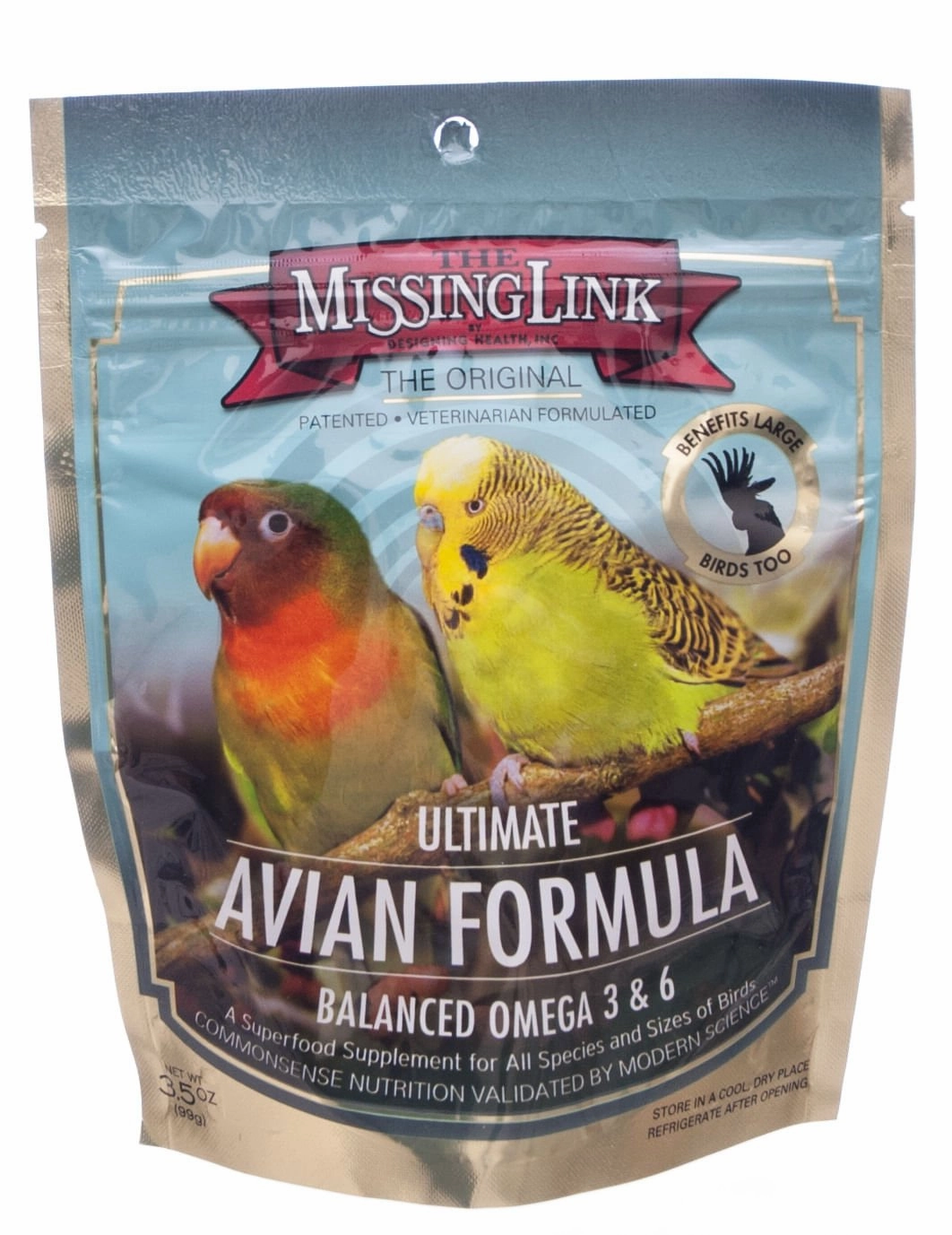 Missing Link Ultimate Avian Formula, 3.5 oz