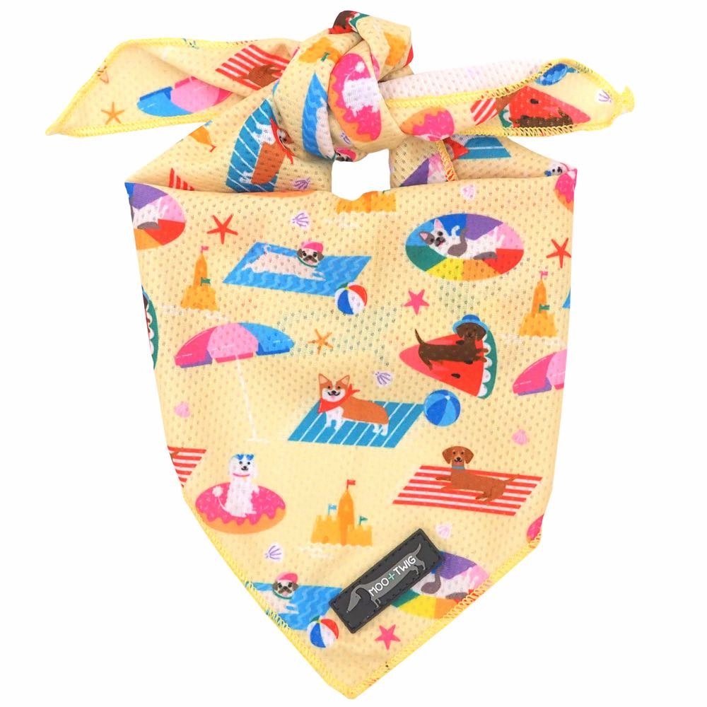 Moo Twig Beach Bums Pet Bandana