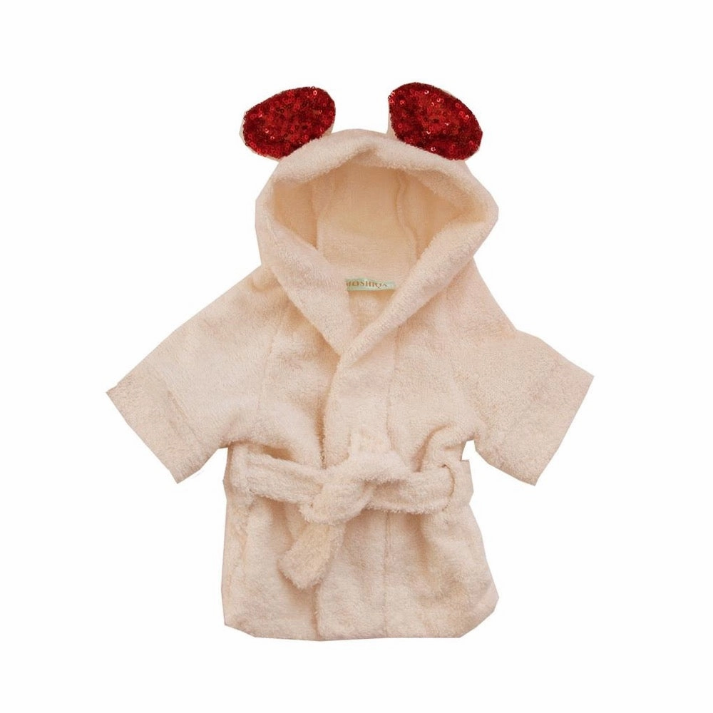 Moshiqa Lady Bug Dog Bathrobe