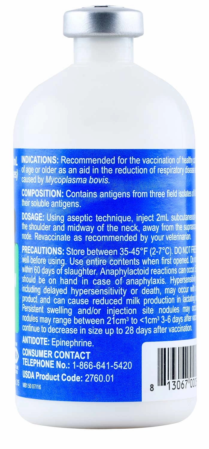 Myco-B One Dose, 1 And Done Cattle Vaccine