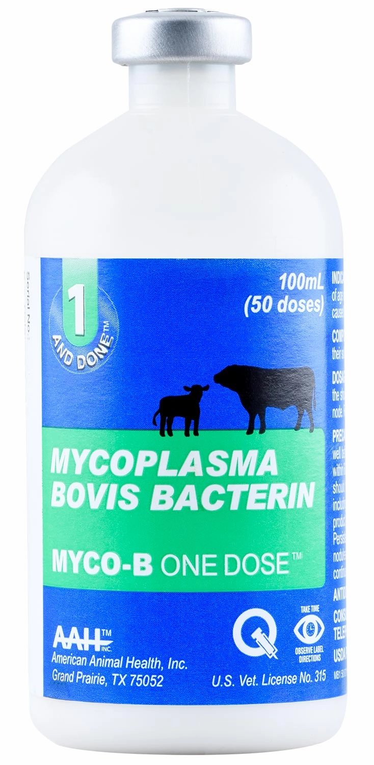 Myco-B One Dose, 1 And Done Cattle Vaccine
