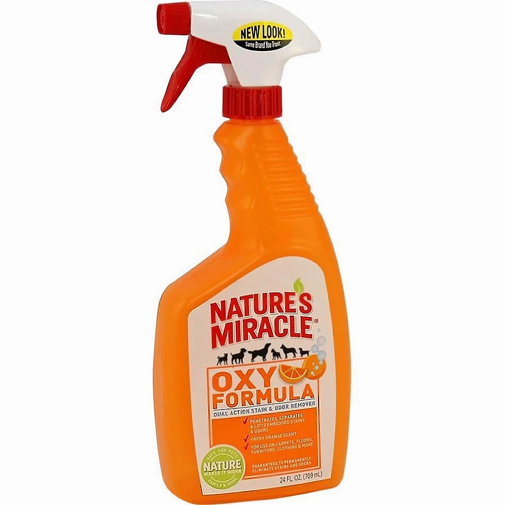 Natures Miracle Dual-Action Oxy Orange Formula Stain & Odor Remover Spray 24oz