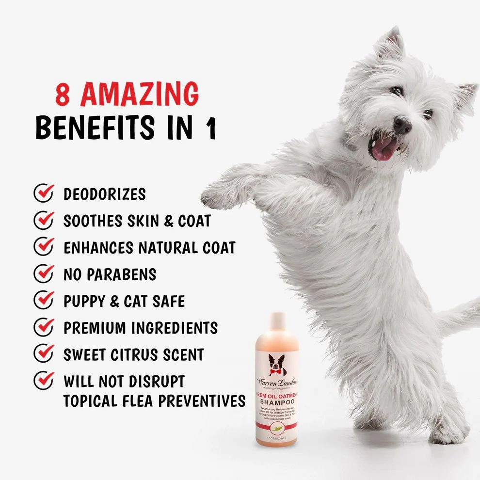Neem Oil Oatmeal Dog Shampoo