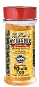 Northwest Naturals Freeze-Dried FUNctional Toppers - Whole Egg 3oz Shaker Jar