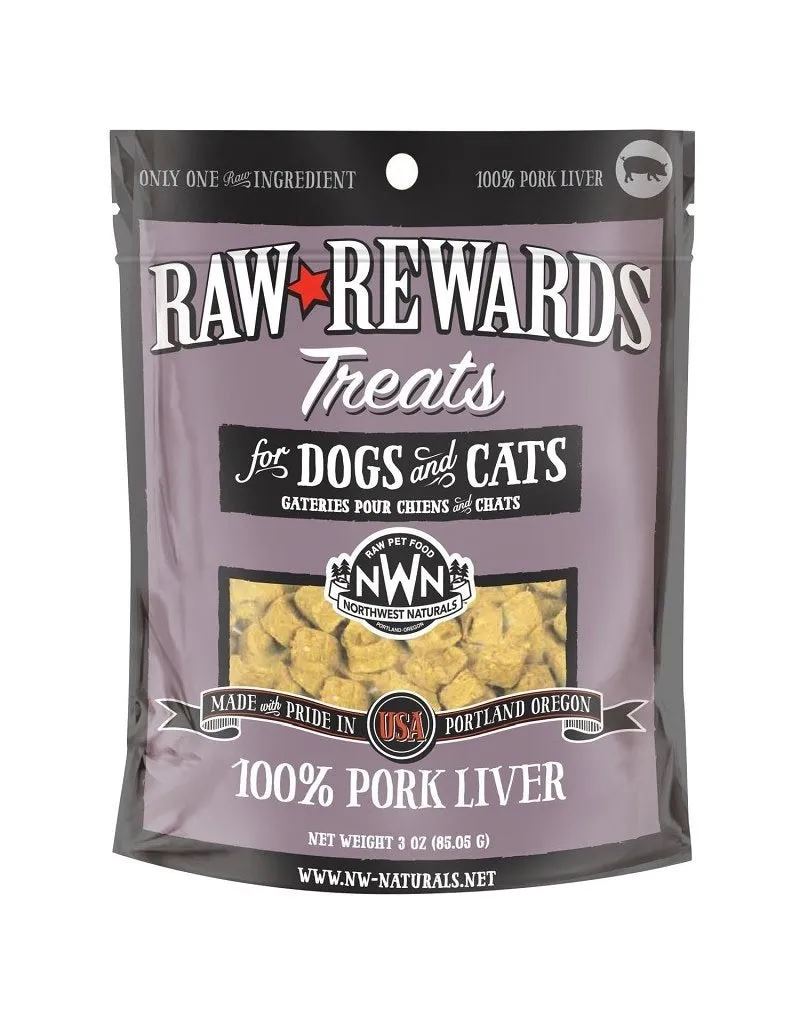 Northwest Naturals Freeze Dried Pork Liver 3 oz.
