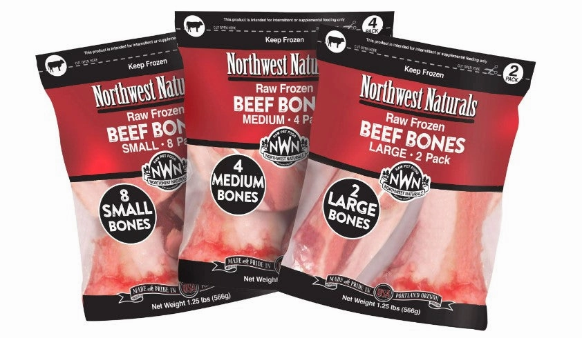 Northwest Naturals Frozen Raw Beef Bones Small 8-pack