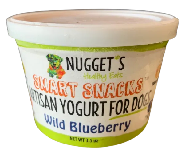 Nugget's Healthy Eats Dog Frozen Yogurt Blueberry 3.5oz Single