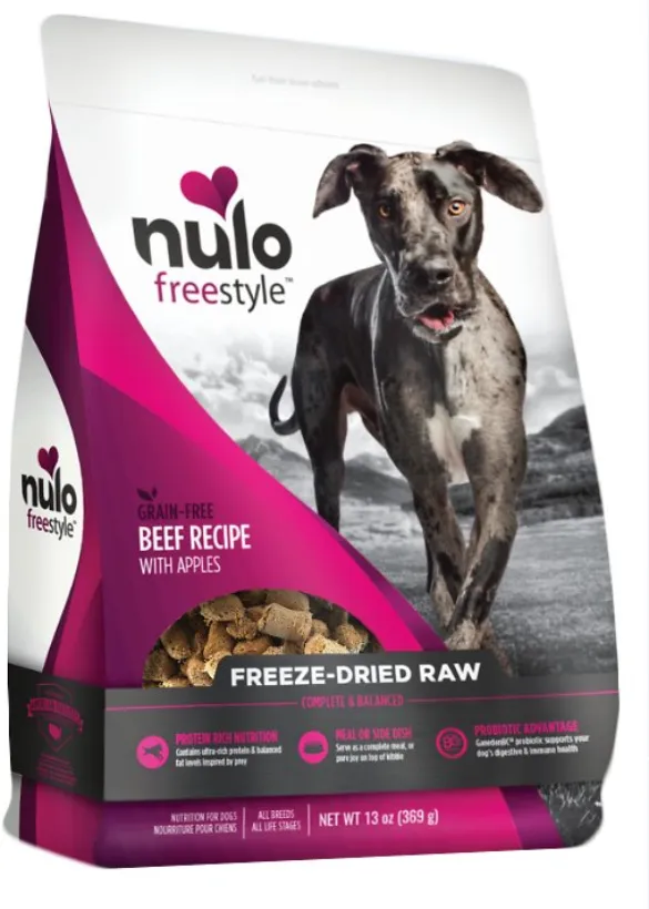 Nulo Freestyle Dog Freeze Dried Beef Recipe