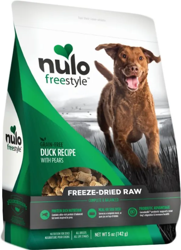 Nulo Freestyle Dog Freeze Dried Duck Recipe