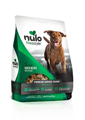 Nulo Freestyle Dog Freeze Dried Duck Recipe