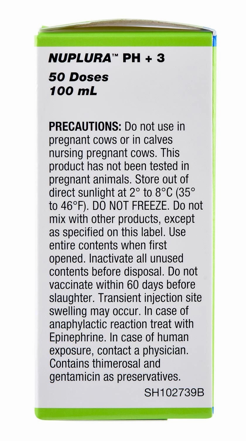 Nuplura PH 3 Cattle Vaccine