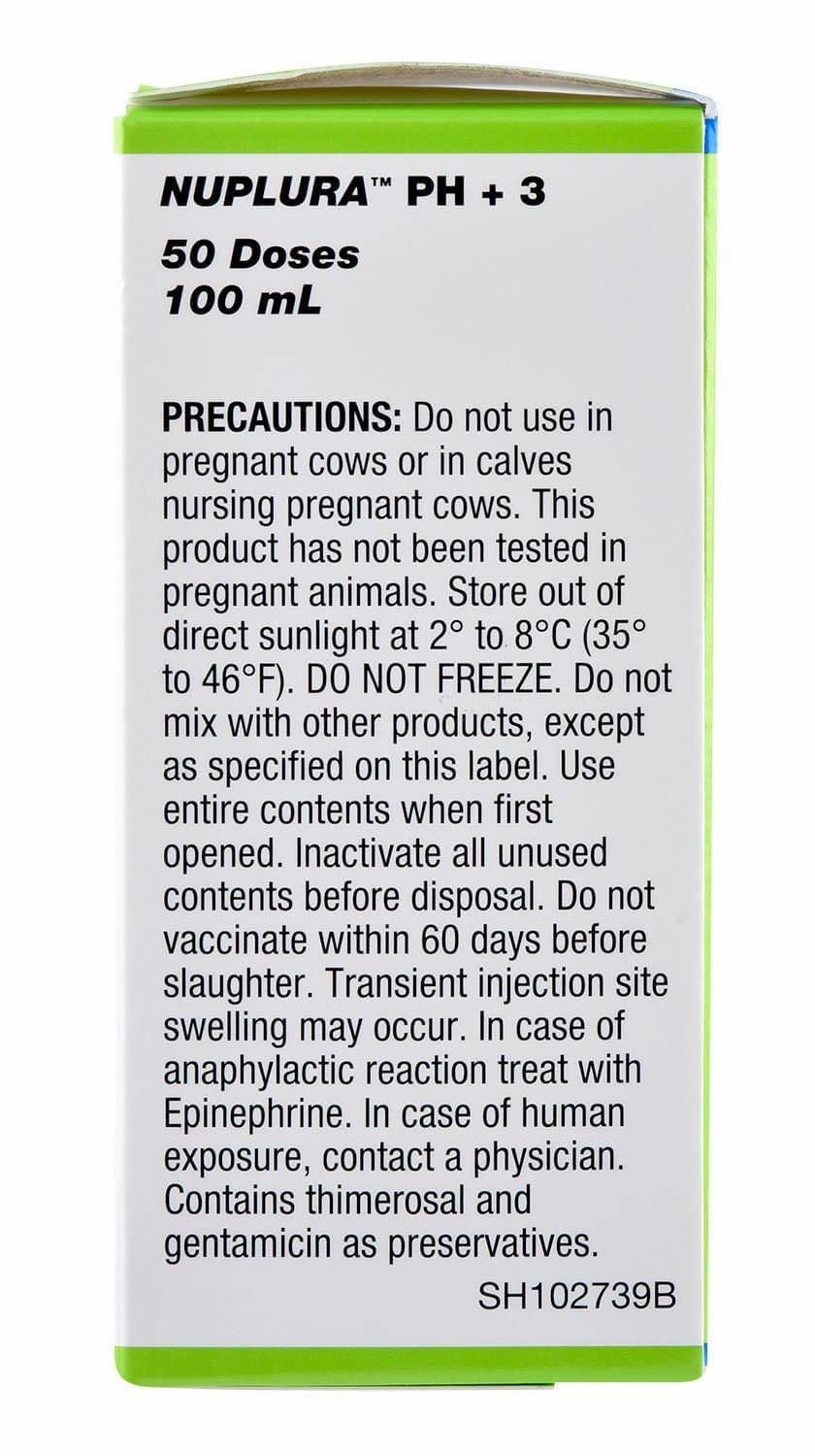 Nuplura PH 3 Cattle Vaccine