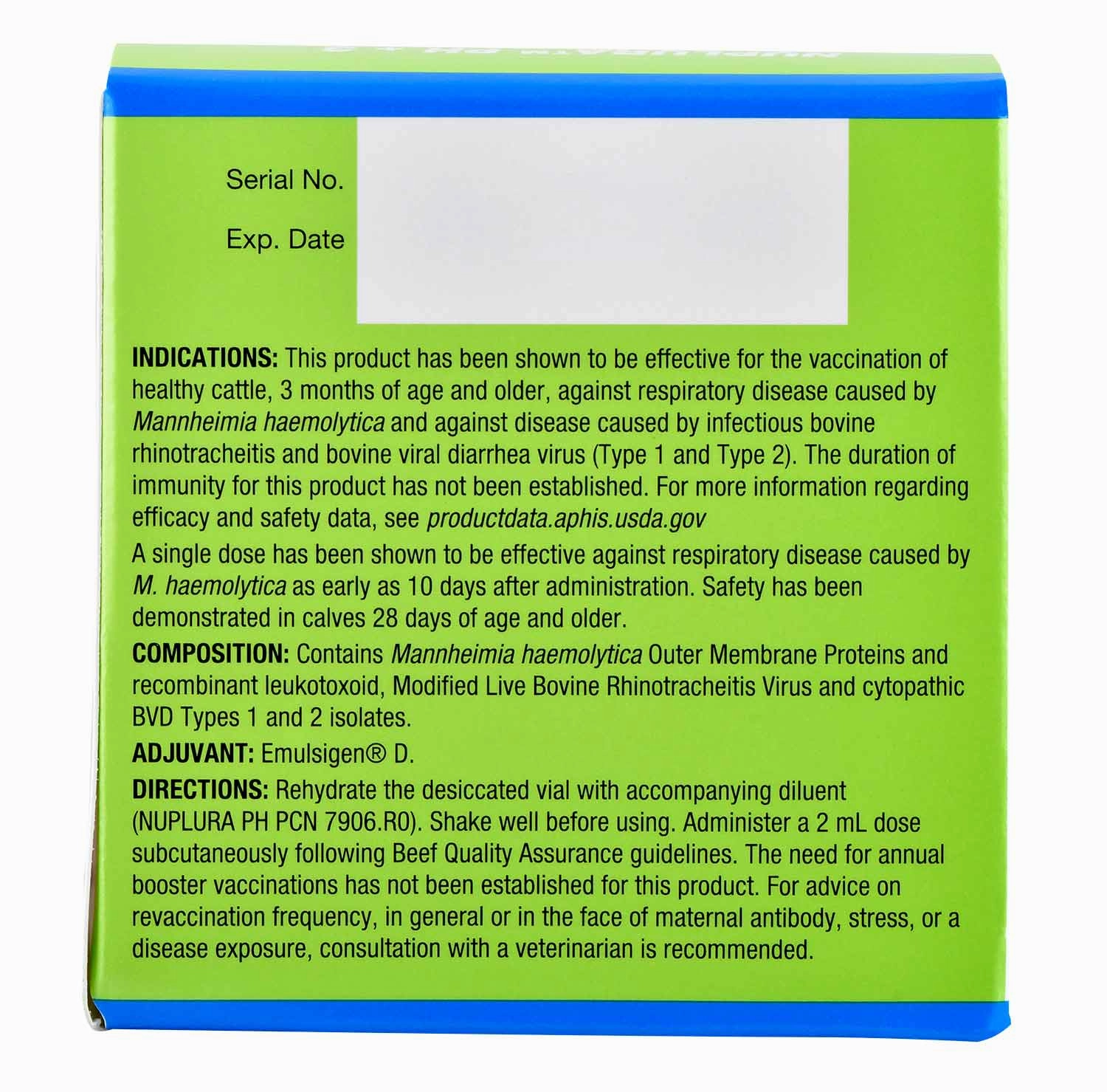 Nuplura PH 3 Cattle Vaccine