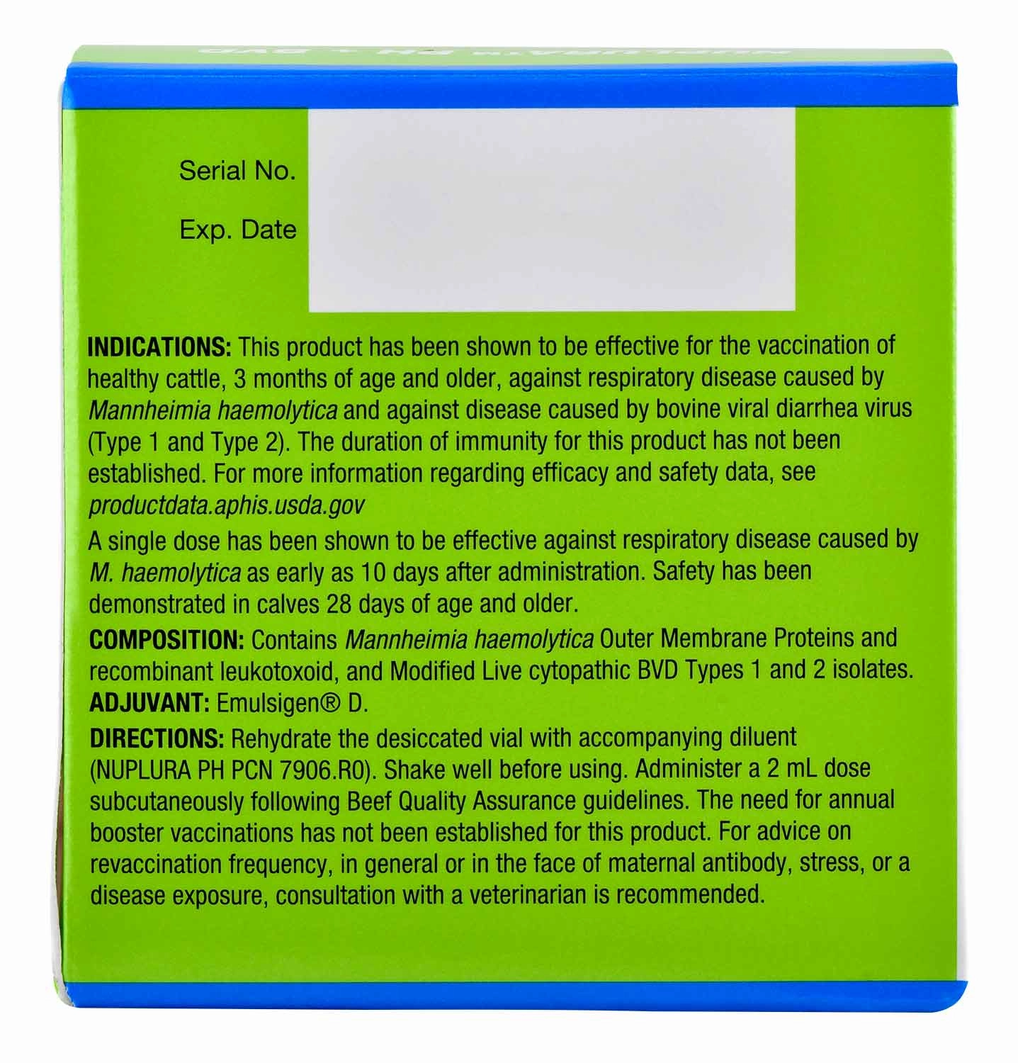 Nuplura PH BVD Cattle Vaccine