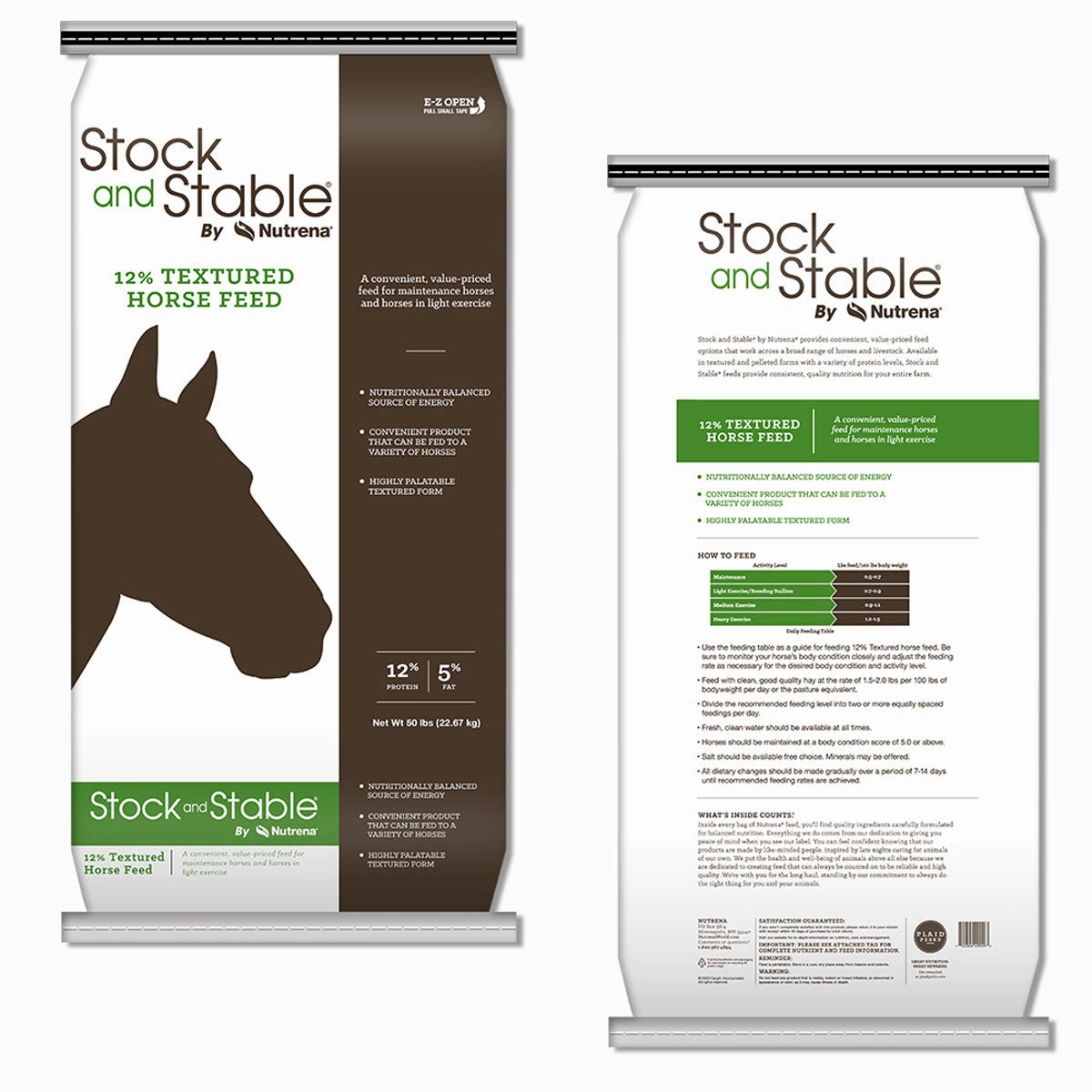 Nutrena Stock & Stable 12% Textured Horse Feed/ Was Triumph Select