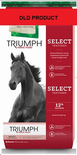 Nutrena Stock & Stable 12% Textured Horse Feed/ Was Triumph Select