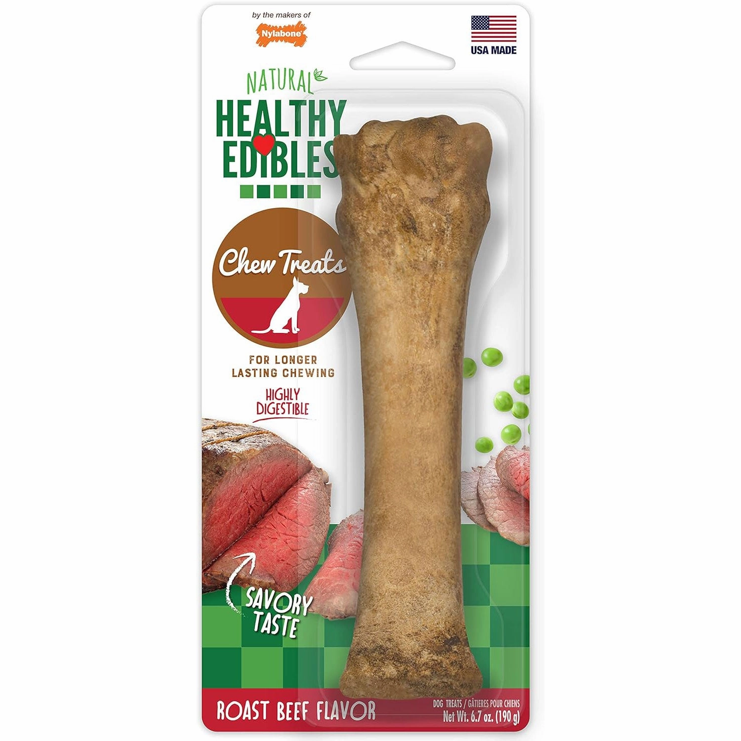 Nylabone Healthy Edibles Roast Beef Flavor Souper