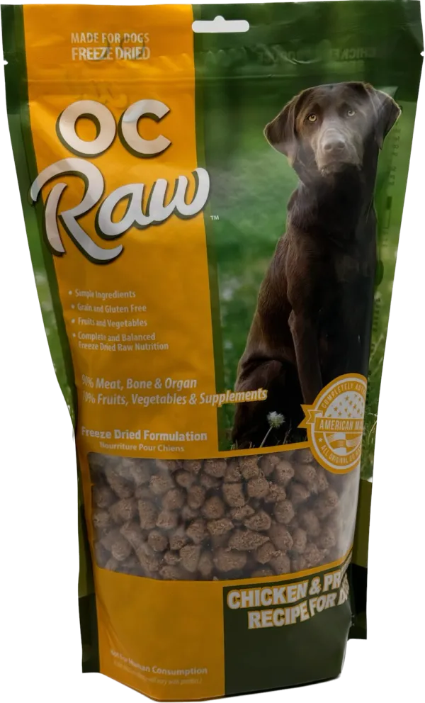 OC Raw Freeze-Dried Chicken & Produce Rox