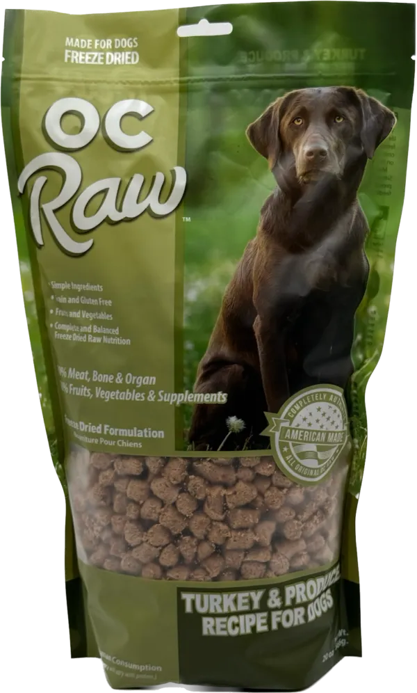 OC Raw Freeze-Dried Turkey & Produce Rox