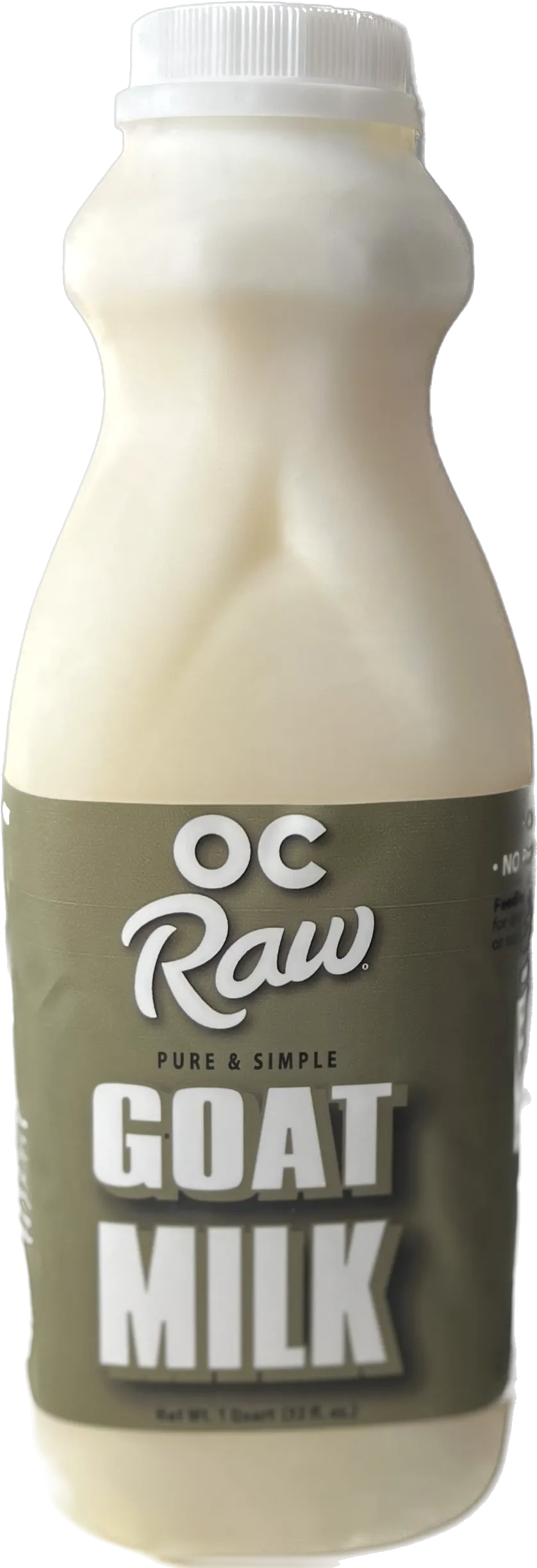 OC Raw Frozen Pure & Simple Goat Milk 32oz