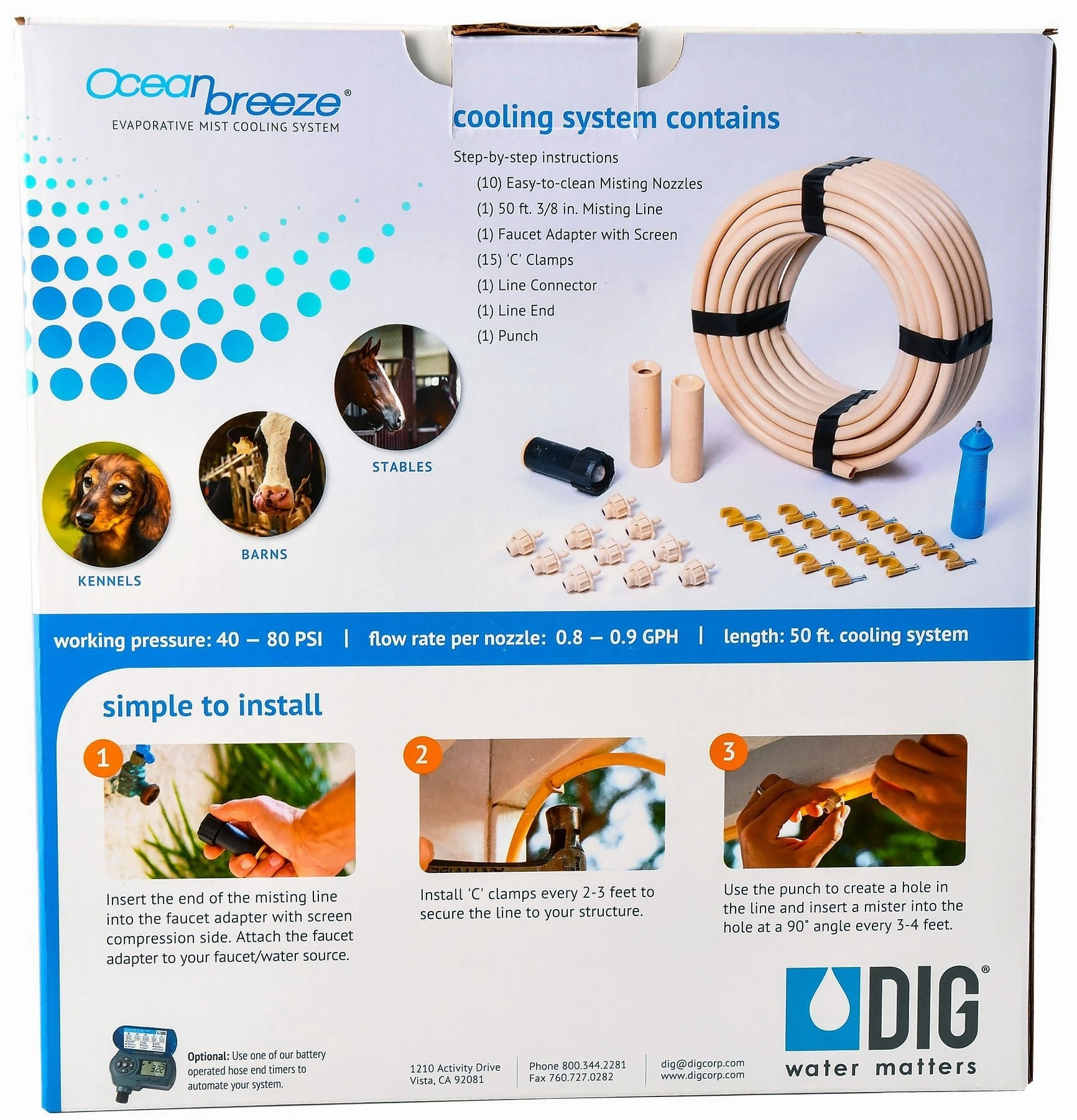 Ocean Breeze Evaporative Cooling System