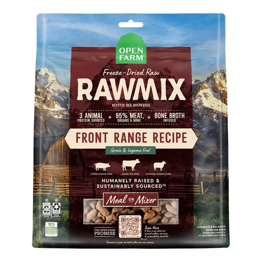 Open Farm Freeze-Dried RawMix Front Range Recipe Raw Morsels Dog Food
