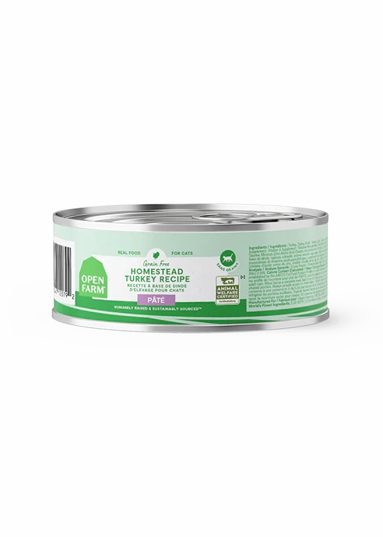 Open Farm Wet Cat Food - Homestead Turkey Recipe 2.8oz Can Single