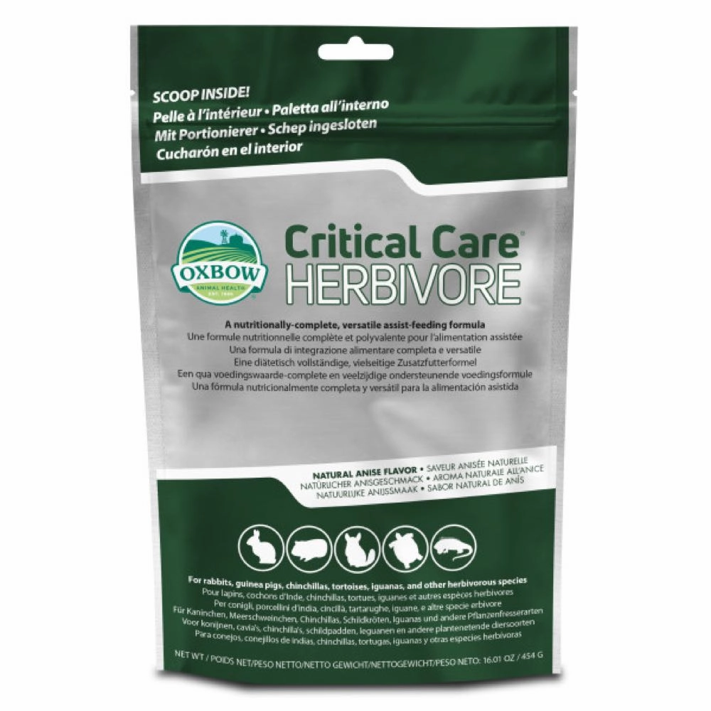 Oxbow Critical Care Herbivore Anise Flavoured Small Animals Premium Recovery Food 454g