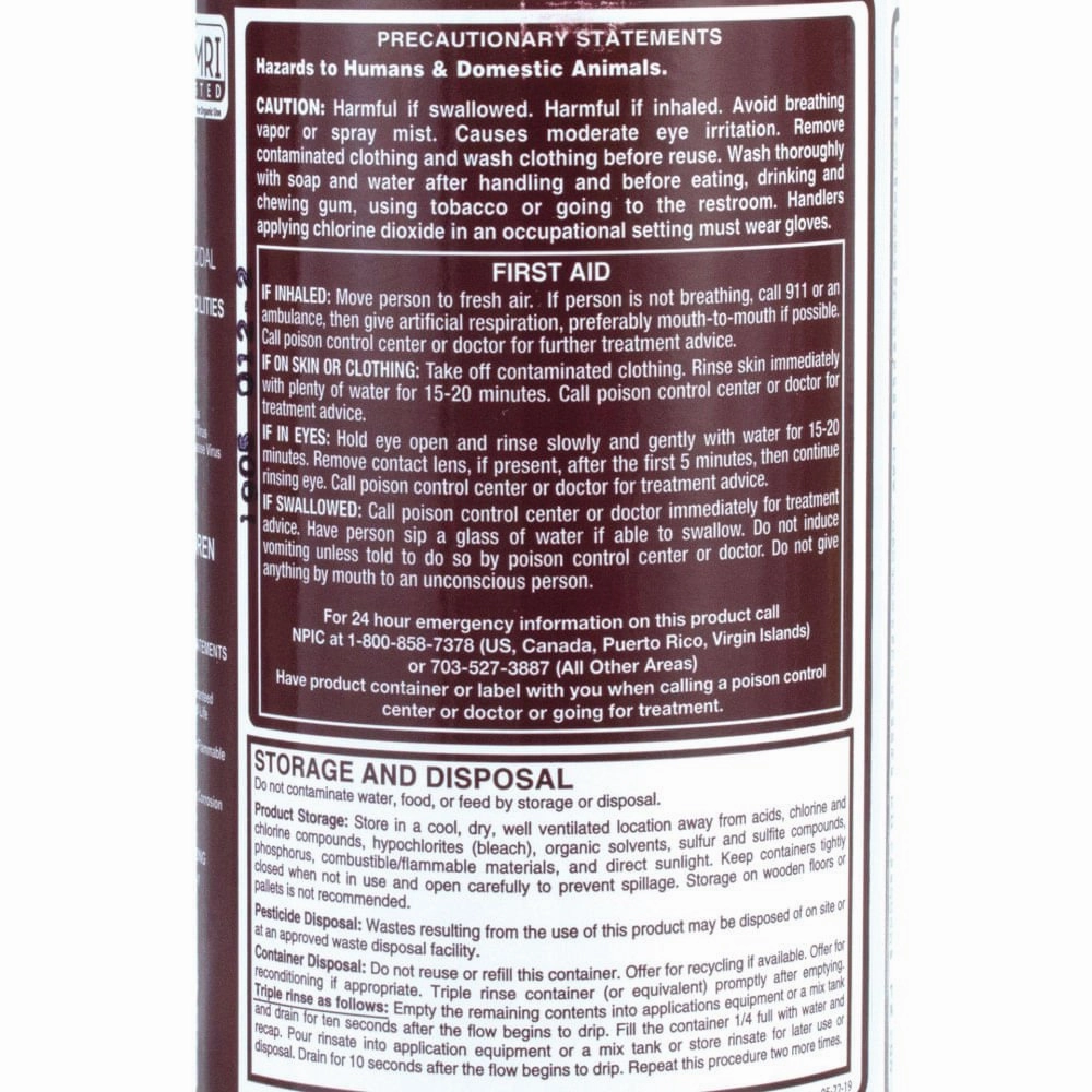 Oxine AH Sanitizer Disinfectant for Animal Facilities