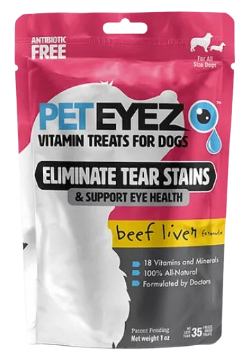 Pet Eyez Vitamin Treats for Dogs Freeze Dried Lamb 1oz Bag