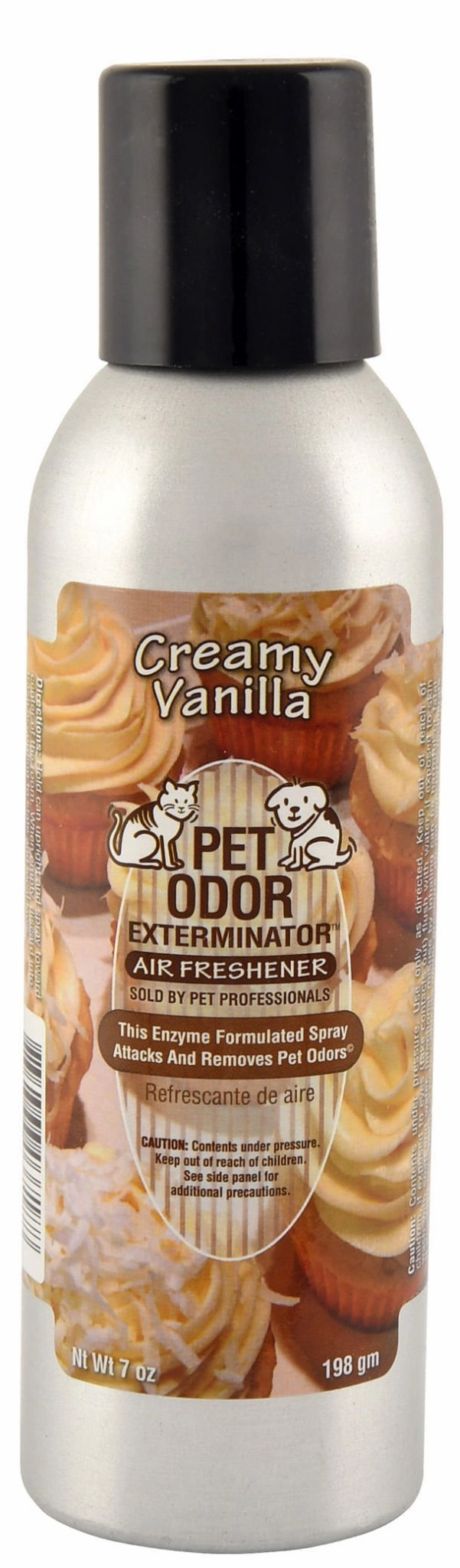 Pet Odor Exterminator Air Freshener Spray, Creamy Vanilla, 7 oz