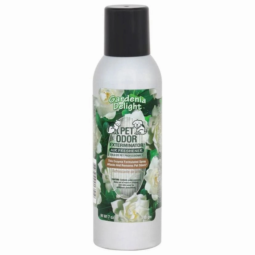 Pet Odor Exterminator Air Freshener Spray, Gardenia Delight, 7 oz