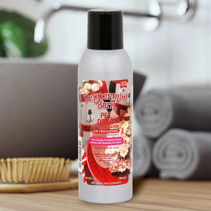 Pet Odor Exterminator Air Freshener Spray, Peppermint Bark, 7 oz