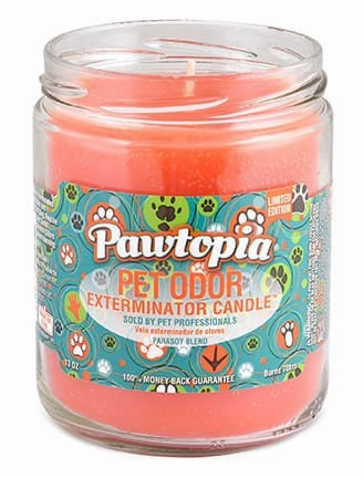 Pet Odor Exterminator Candle, Pawtopia, 13 oz