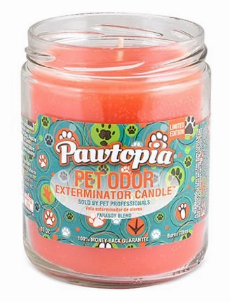 Pet Odor Exterminator Candle, Pawtopia, 13 oz
