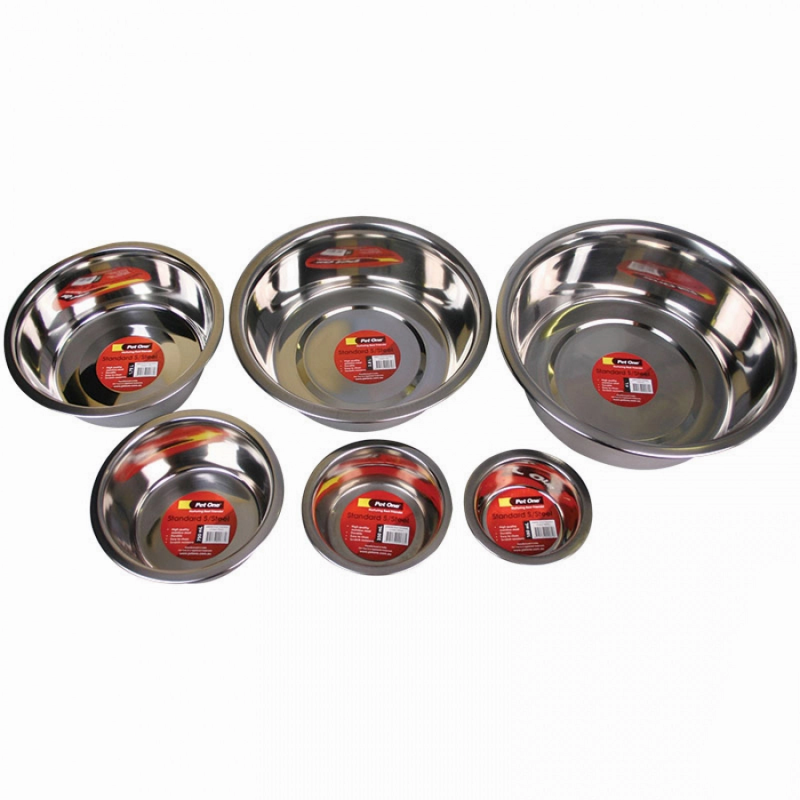 Pet One Stainless Steel Dog Bowl