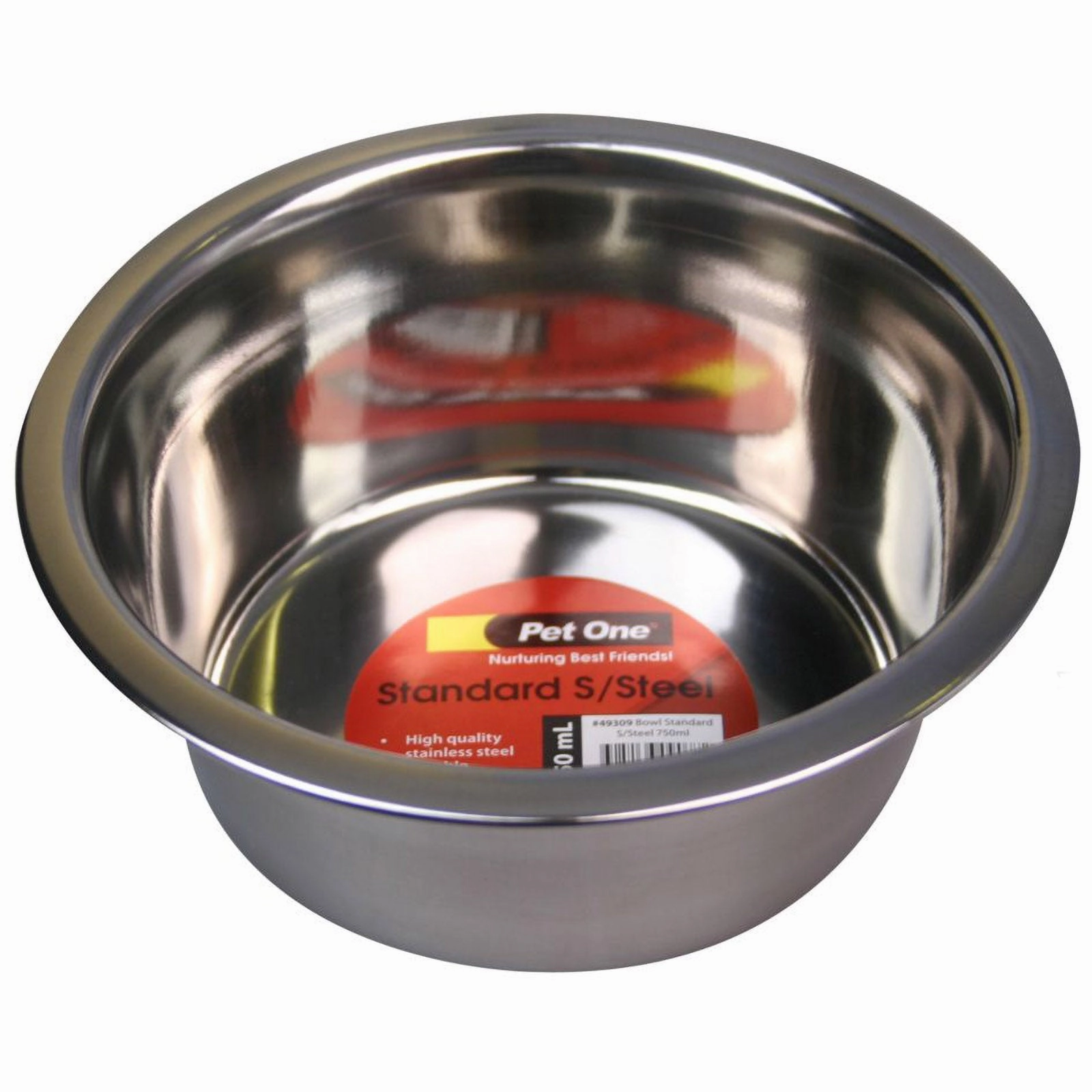 Pet One Stainless Steel Dog Bowl