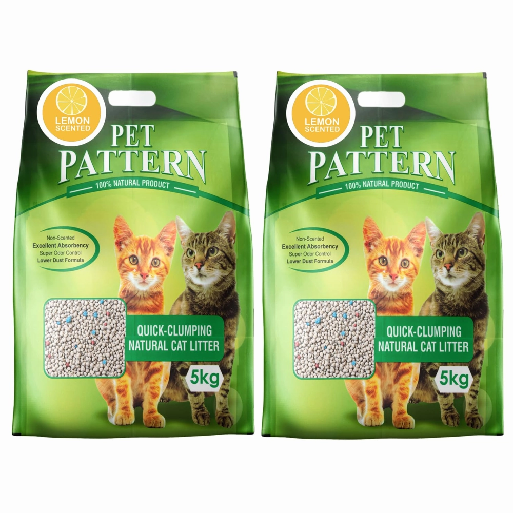 Pet Pattern Lemon Scented Cat Litter