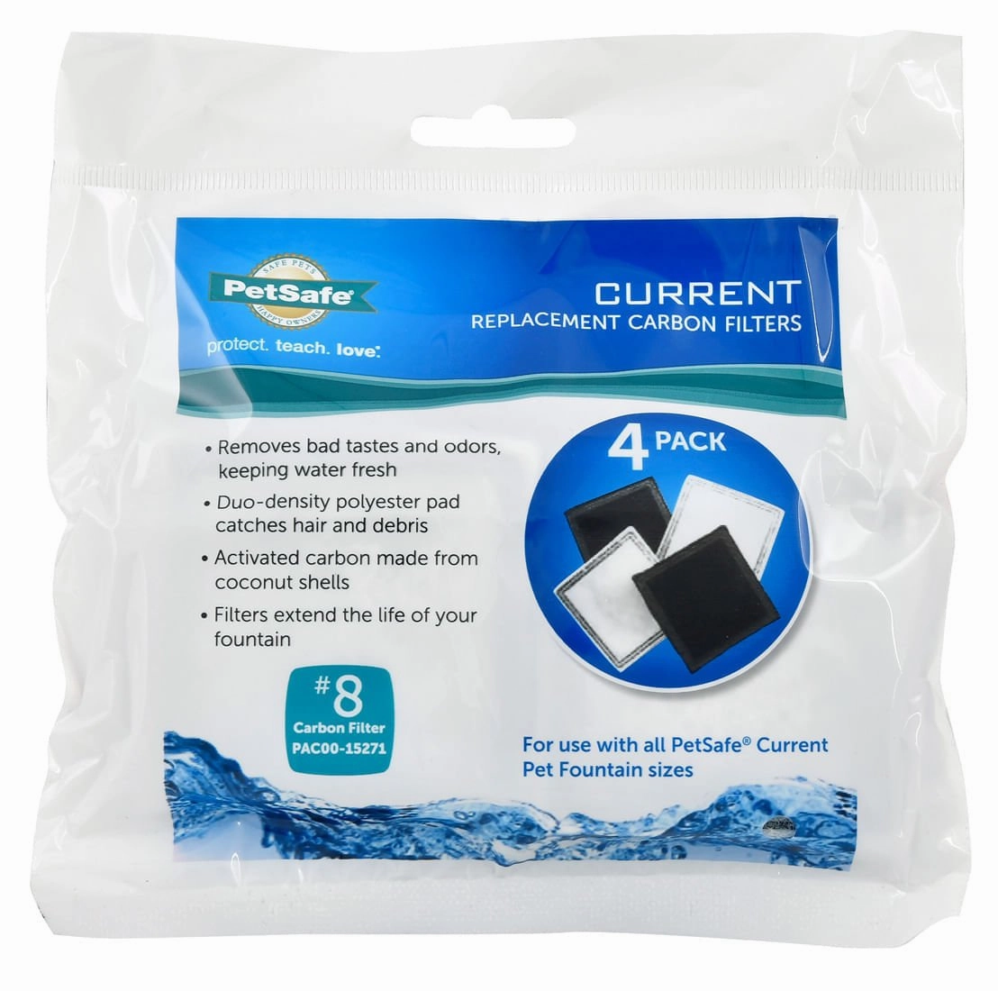 PetSafe Current Fountain Replacement Filters, 4 pk