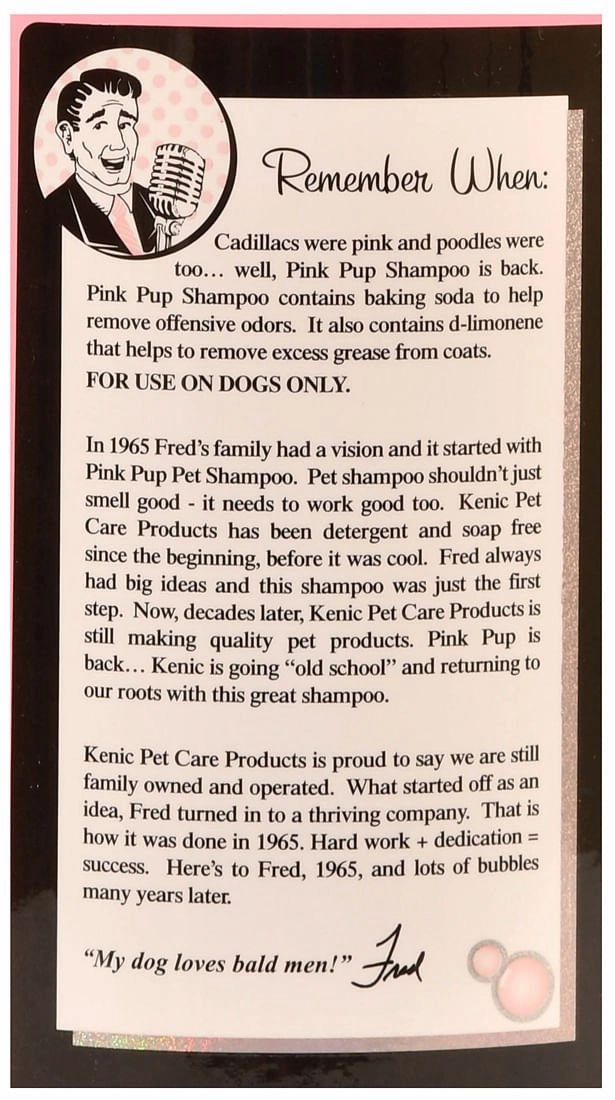 Pink Pup Deodorizing Pet Shampoo