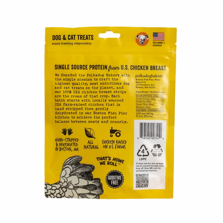 Polkadog Shorties Chicken Strip Jerky