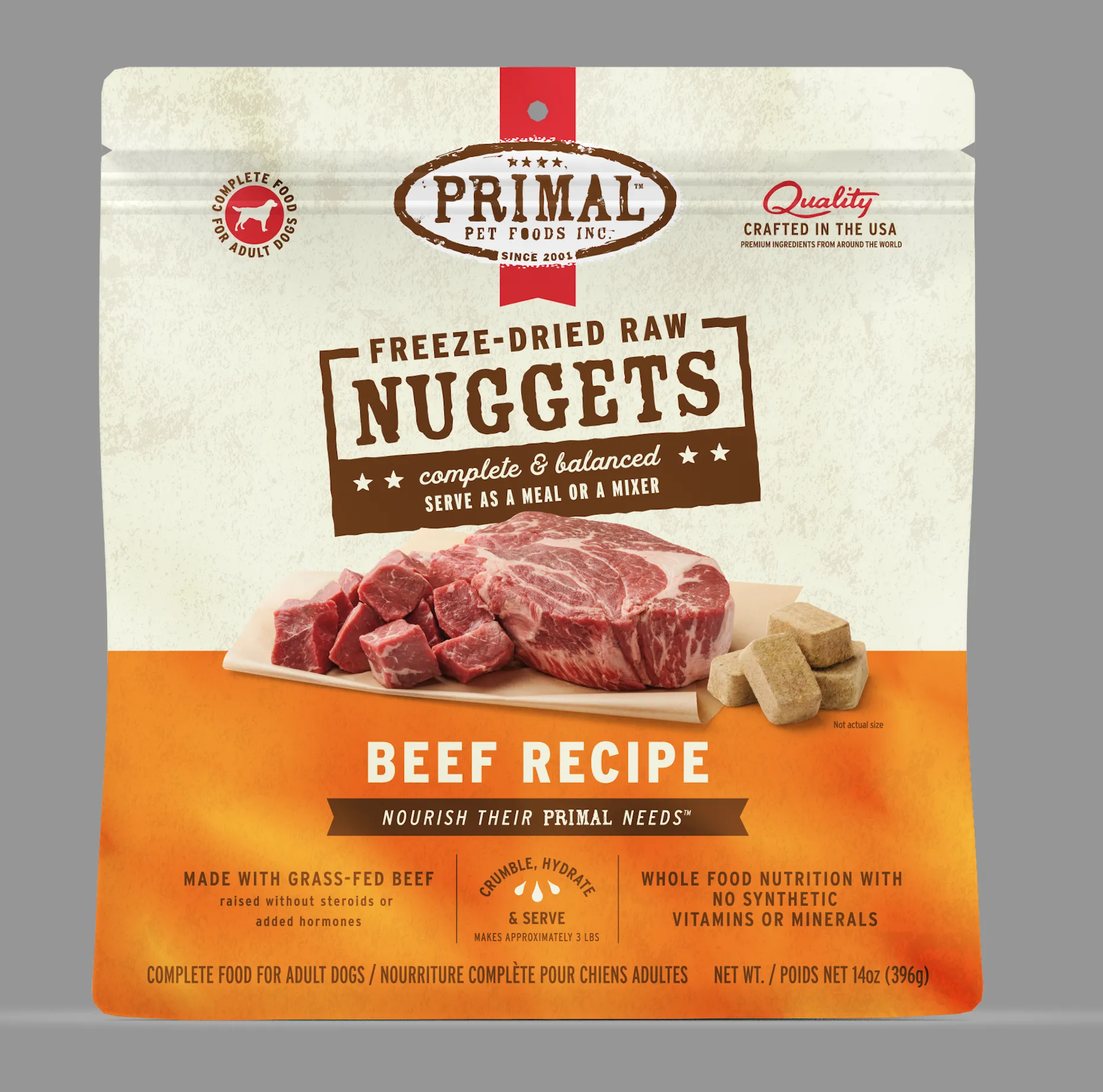 Primal Freeze-Dried Beef Formula