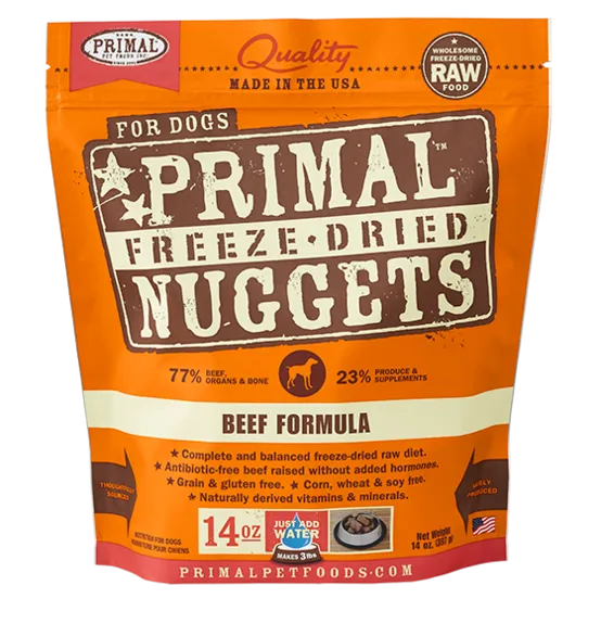 Primal Freeze-Dried Dog Food - Beef